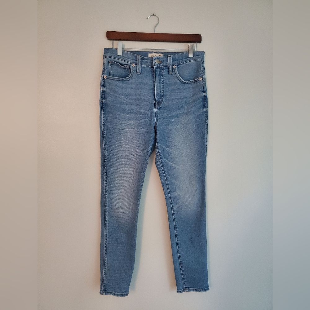 Madewell 10" high rise skinny crop jeans womens size 28